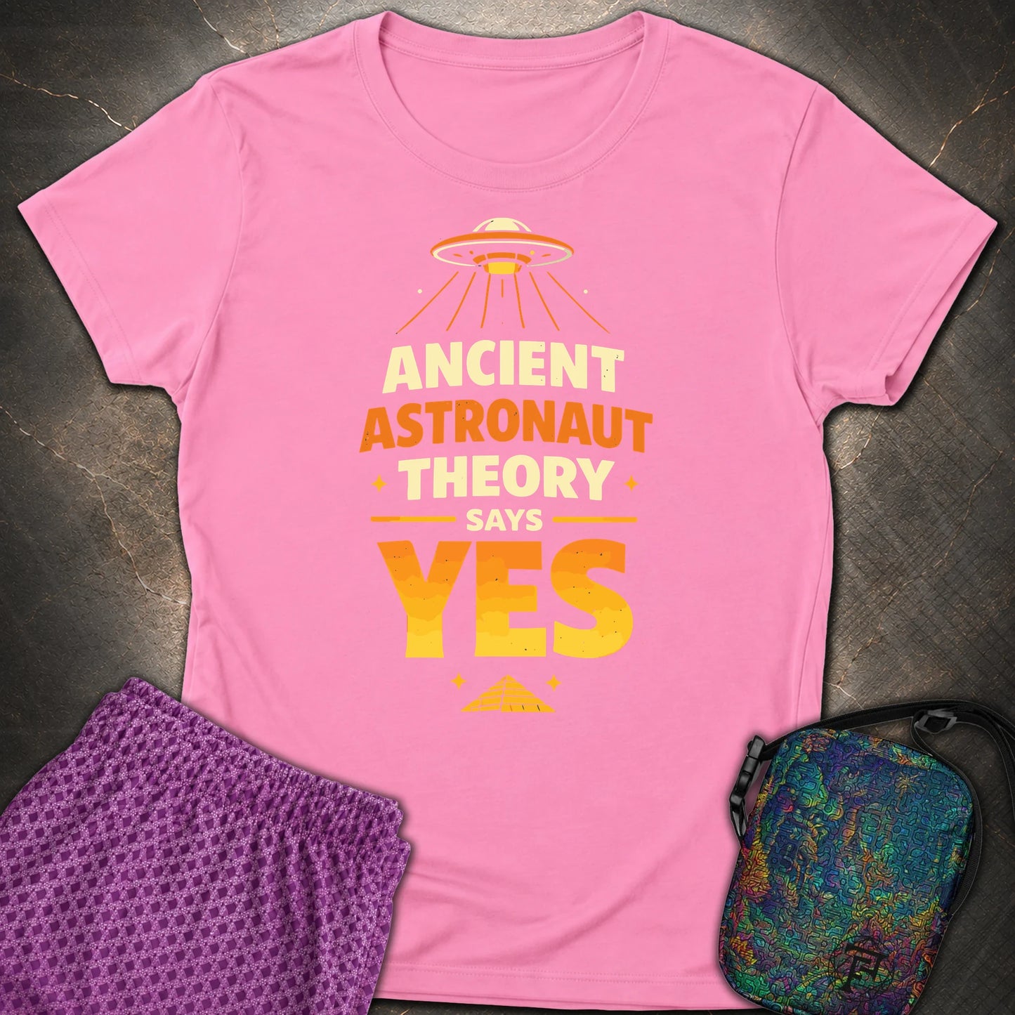 Ancient Theory - Ancient Theory Womens T-Shirt - Azalea