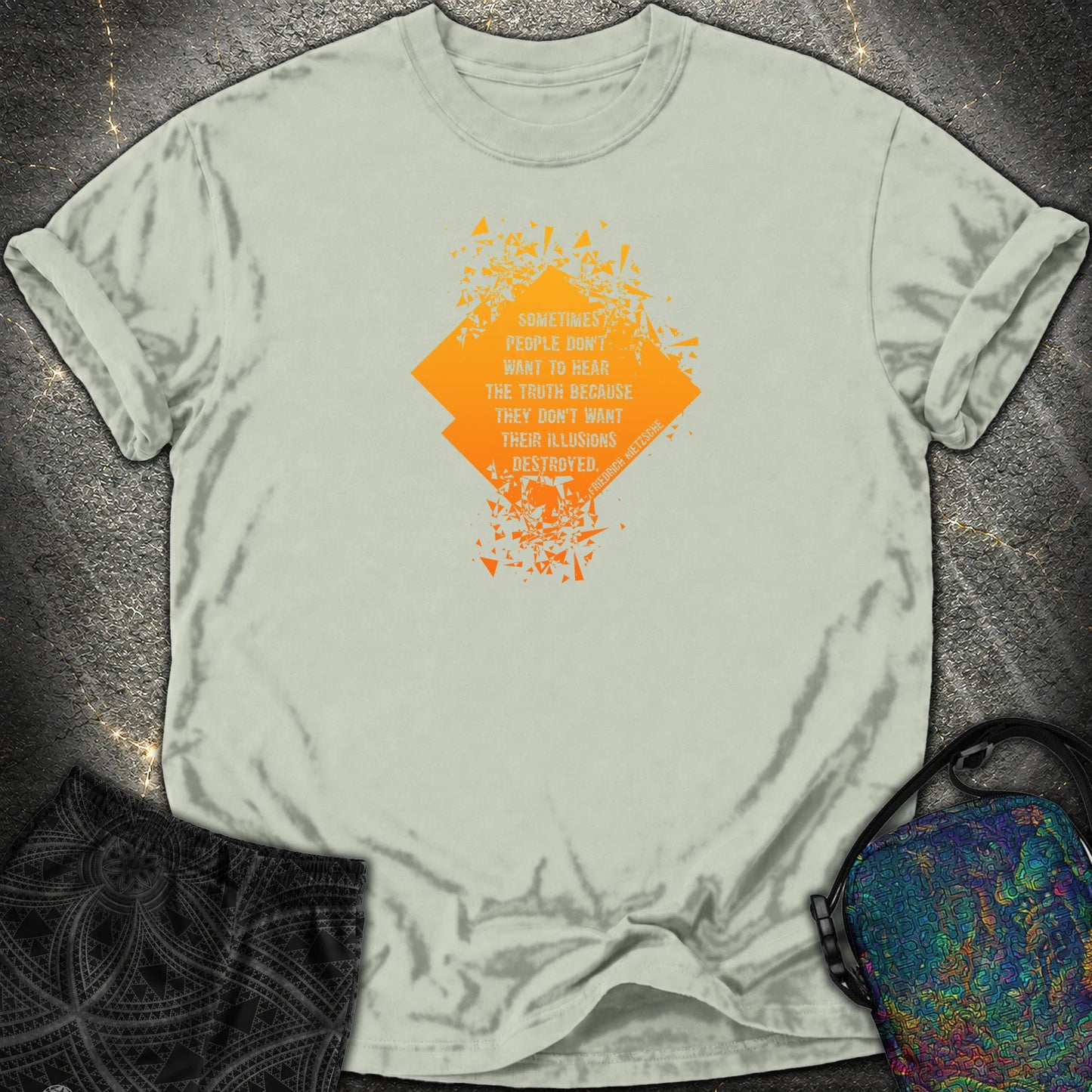 Friedrich Nietzsche Comfort T-Shirt - Friedrich Nietzsche Comfort T-Shirt - Bay