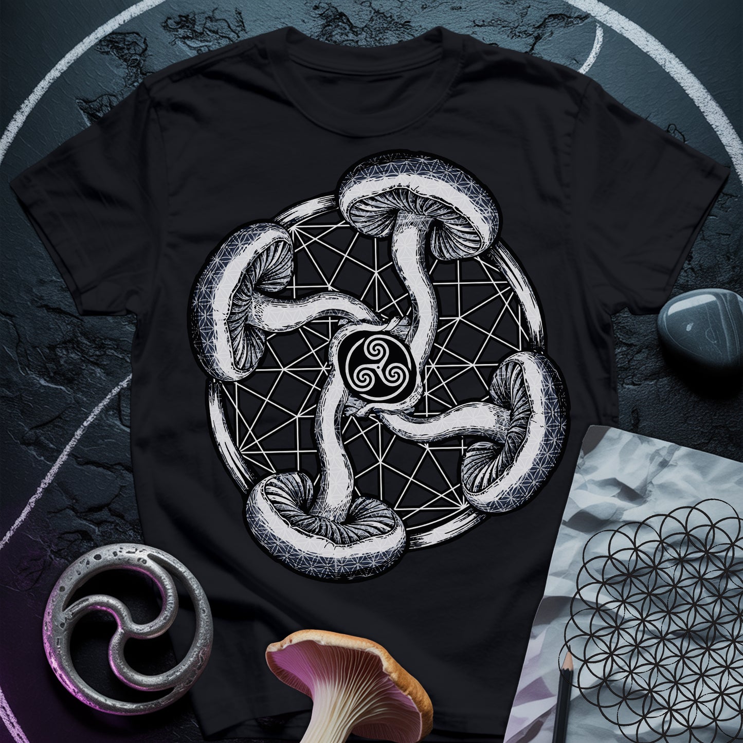 Fungal Flow of the Triskelion T-Shirt