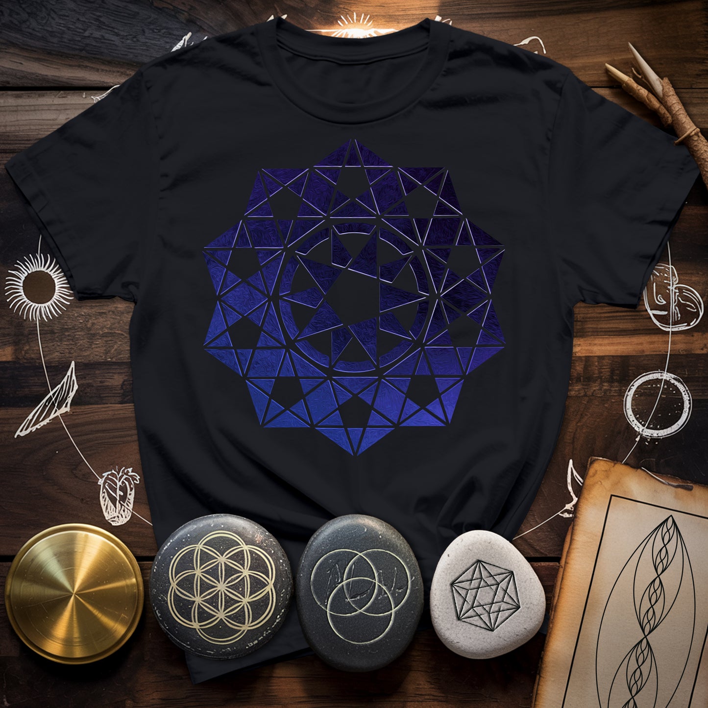 Crop Circle Purple T-Shirt