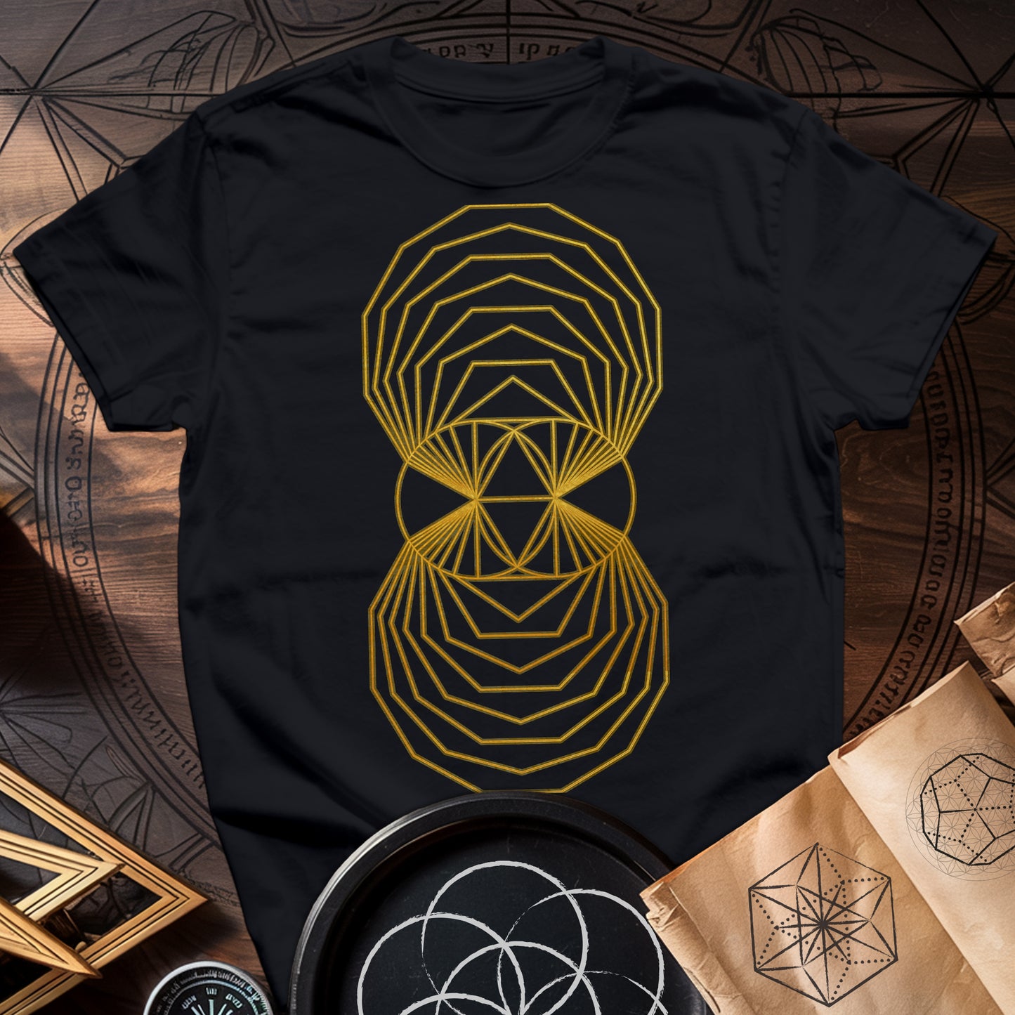 Regular Polygons Vesica Picsis T-Shirt
