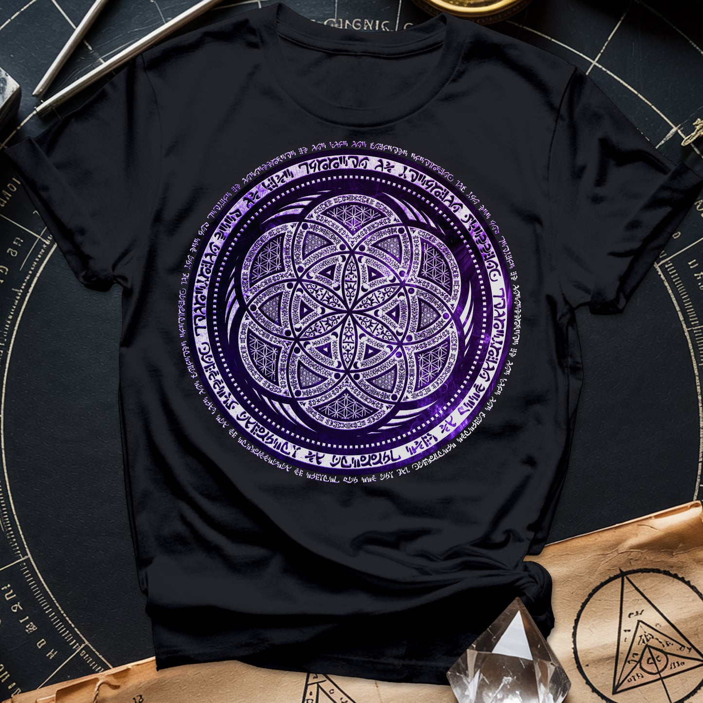 Seed Of Life Tribal Sacred Geometry T-Shirt