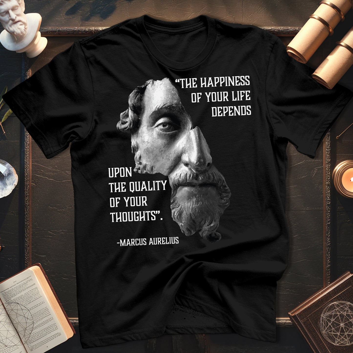 Marcus Aurelius Happiness T-Shirt