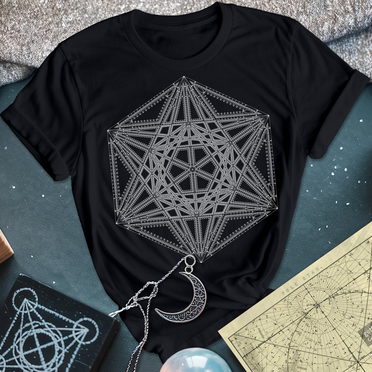 Organic Metatron's Cube T-Shirt