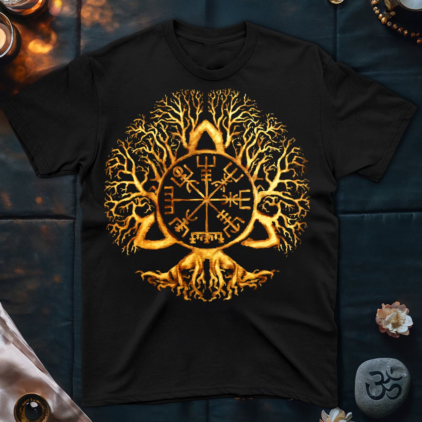 Vegvisir Tree Of Life T-Shirt
