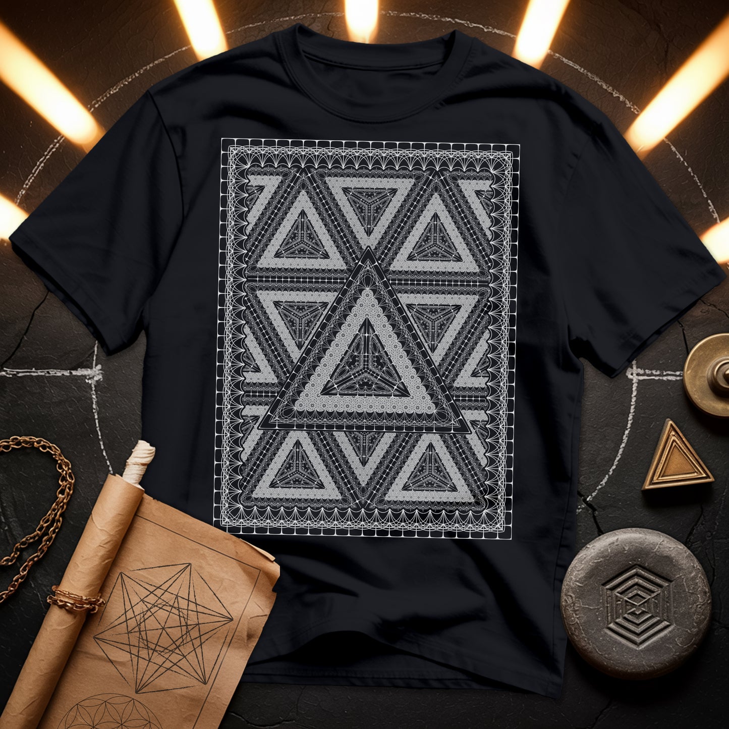 Framed Tetrahedron T-Shirt