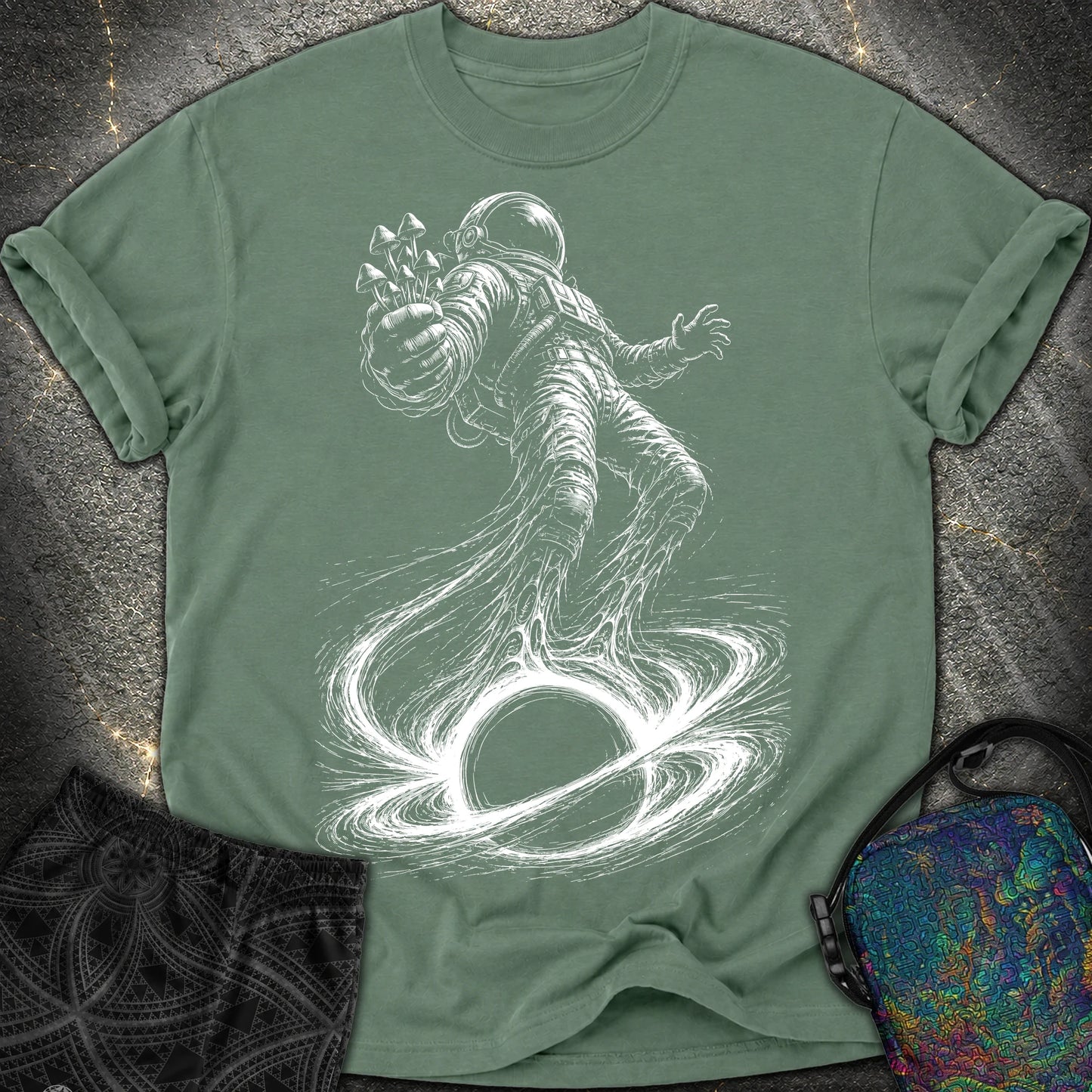 Into The Void - Into The Void Comfort T-Shirt - Blue Spruce