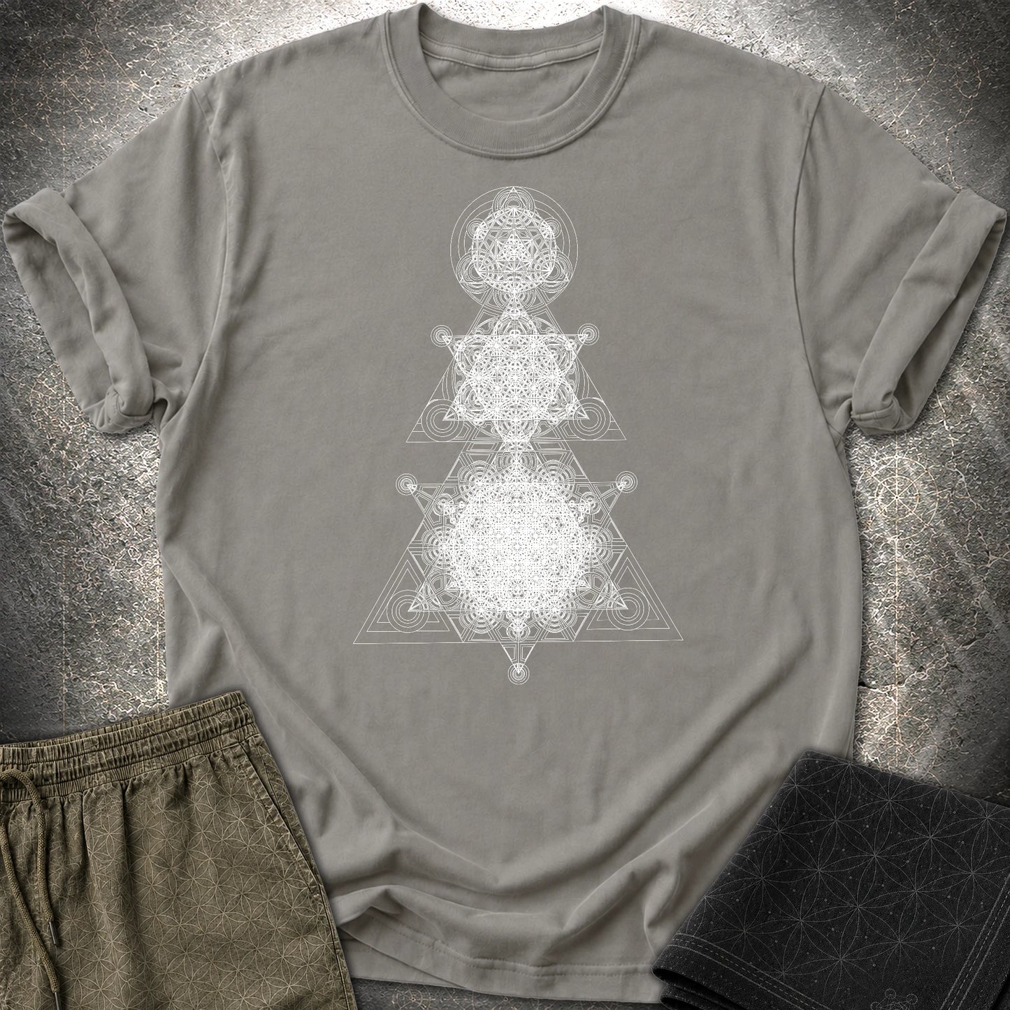 Sacred Tower T-Shirt - Sacred Tower T-Shirt - Charcoal