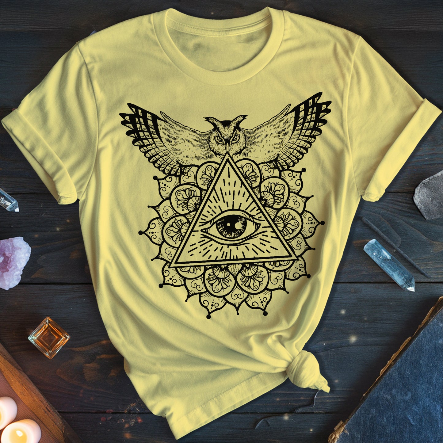 Owl Mandala Providence T-Shirt