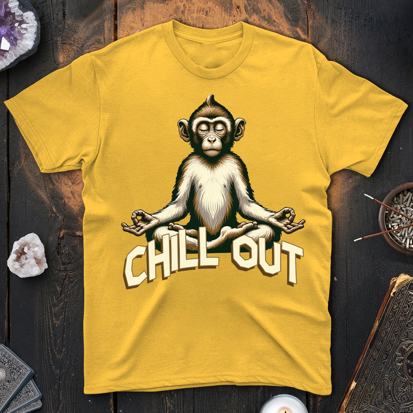Chill Out Meditating Monkey T-Shirt