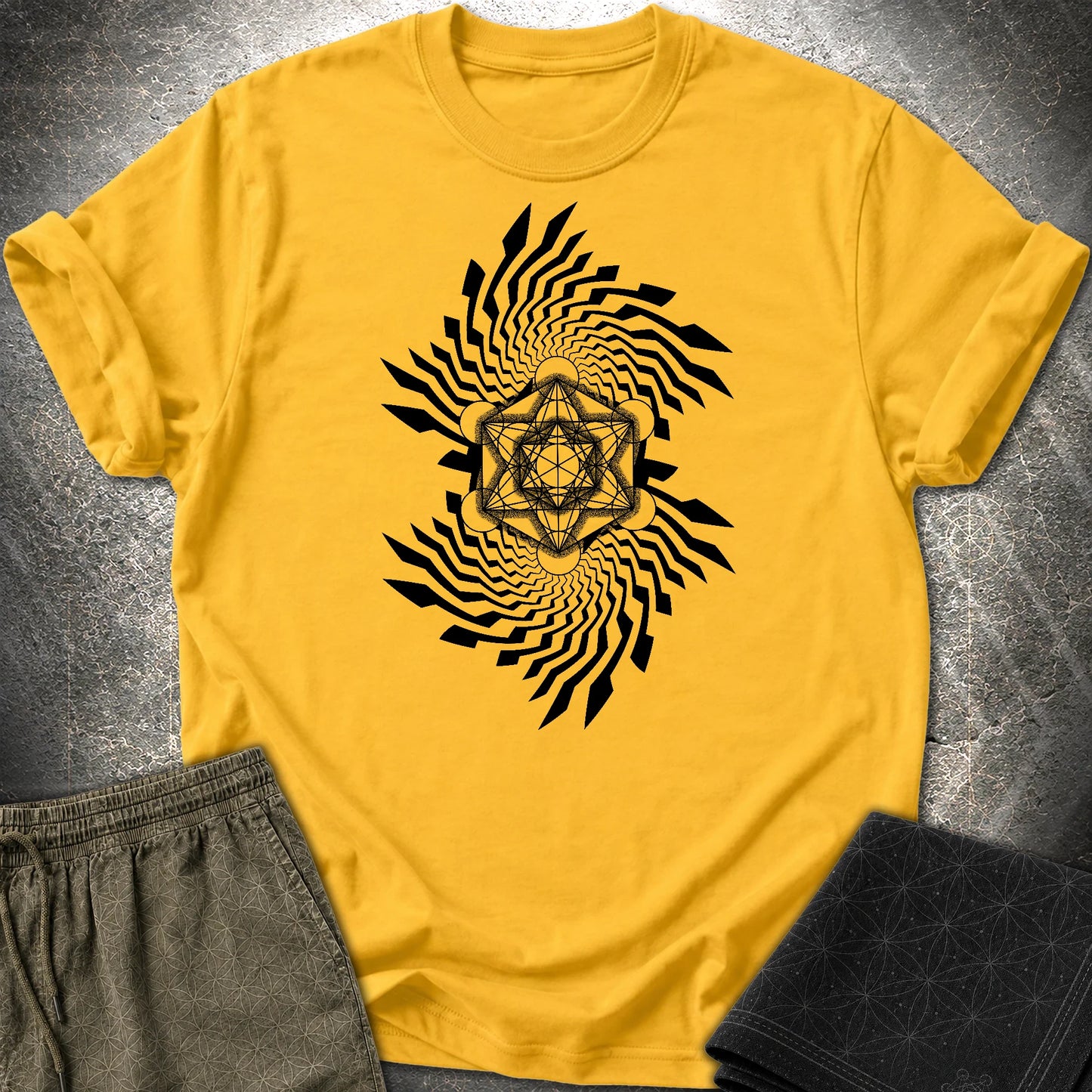 Spiral Metatron T-Shirt - Spiral Metatron T-Shirt - Daisy
