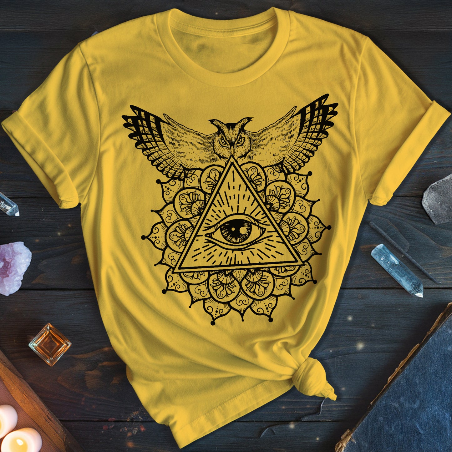Owl Mandala Providence T-Shirt