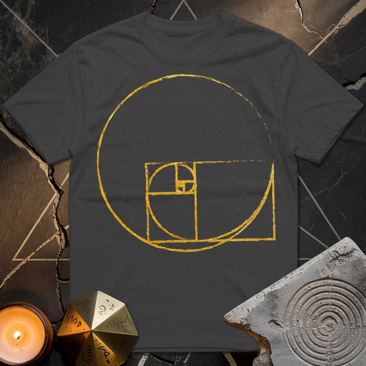 Golden Ratio Spiral Circle T-Shirt
