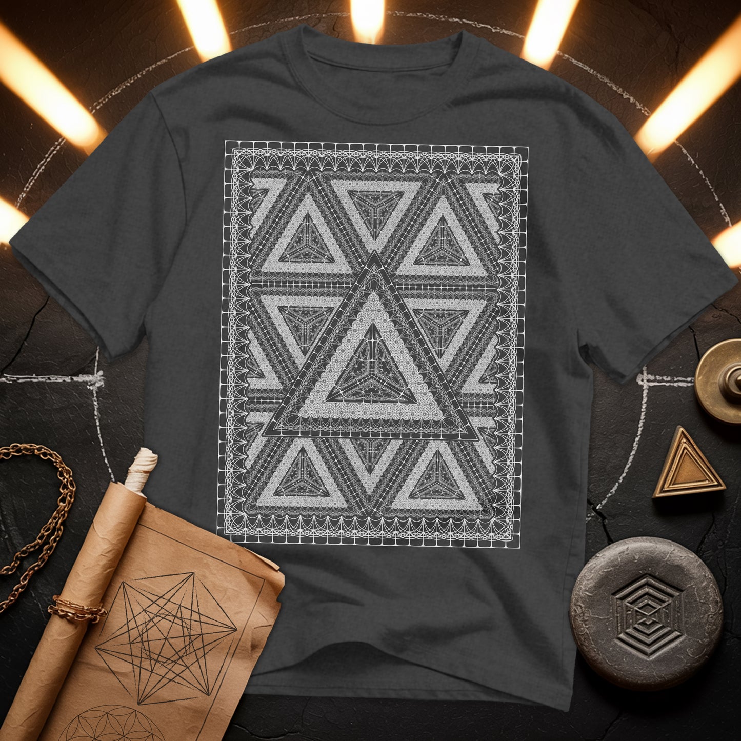 Framed Tetrahedron T-Shirt