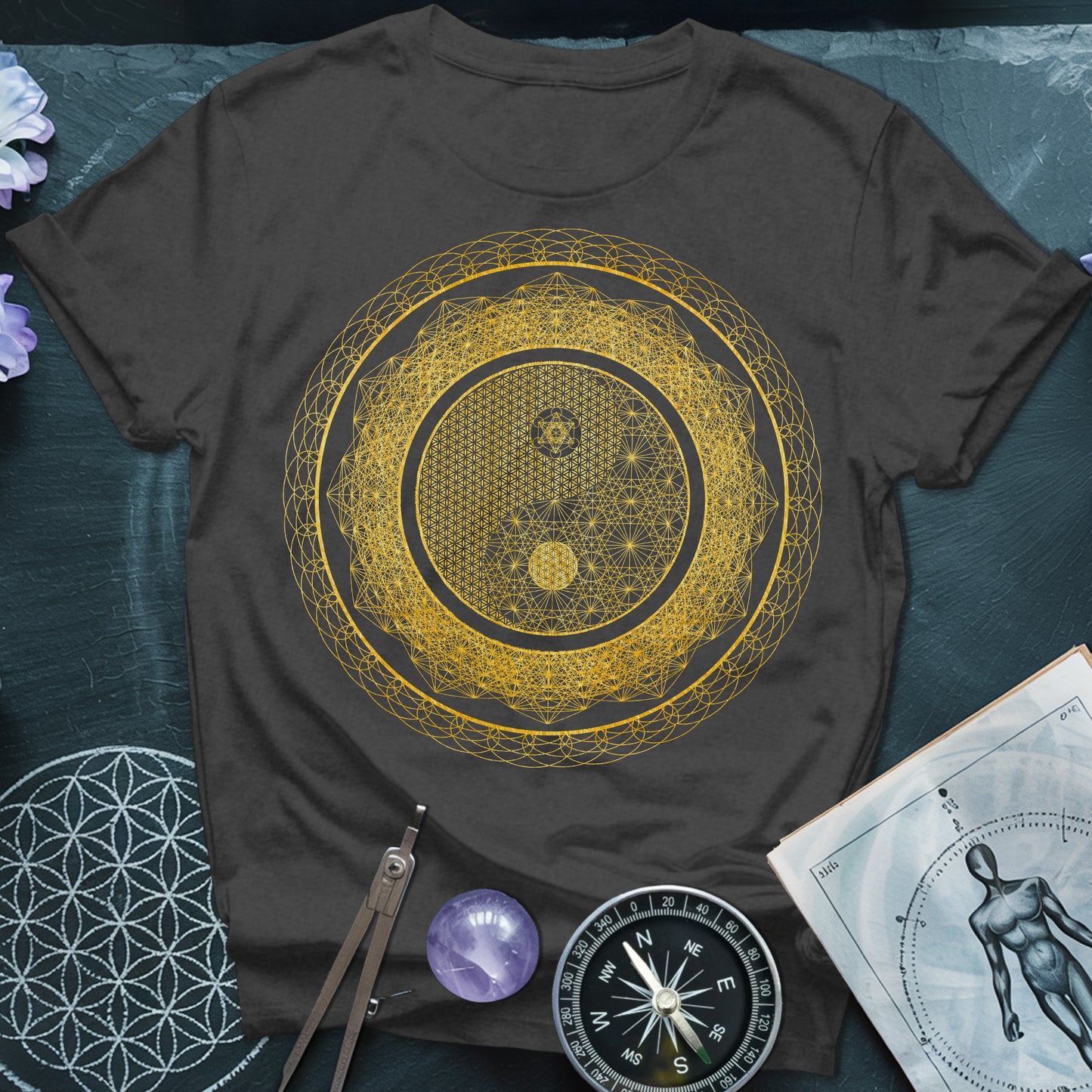 Yin Yang Gold T-Shirt
