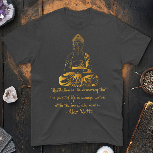 Alan Watts Meditation Buddha T-Shirt