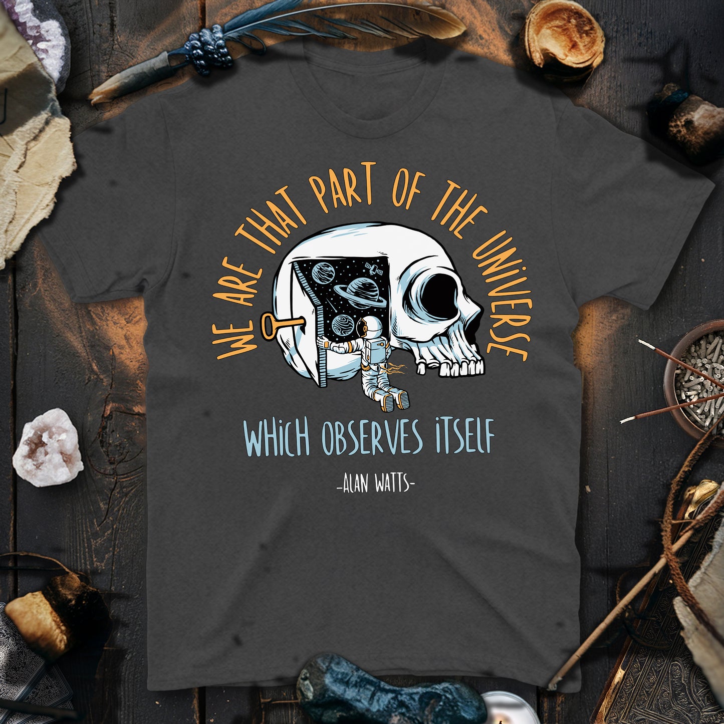 Alan Watts Part Of Universe T-Shirt