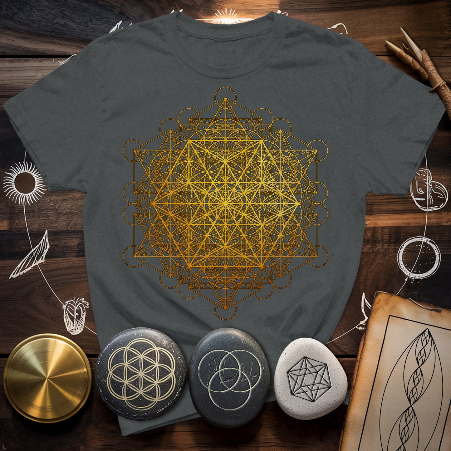 Metatron Vector Equilibrium T-Shirt
