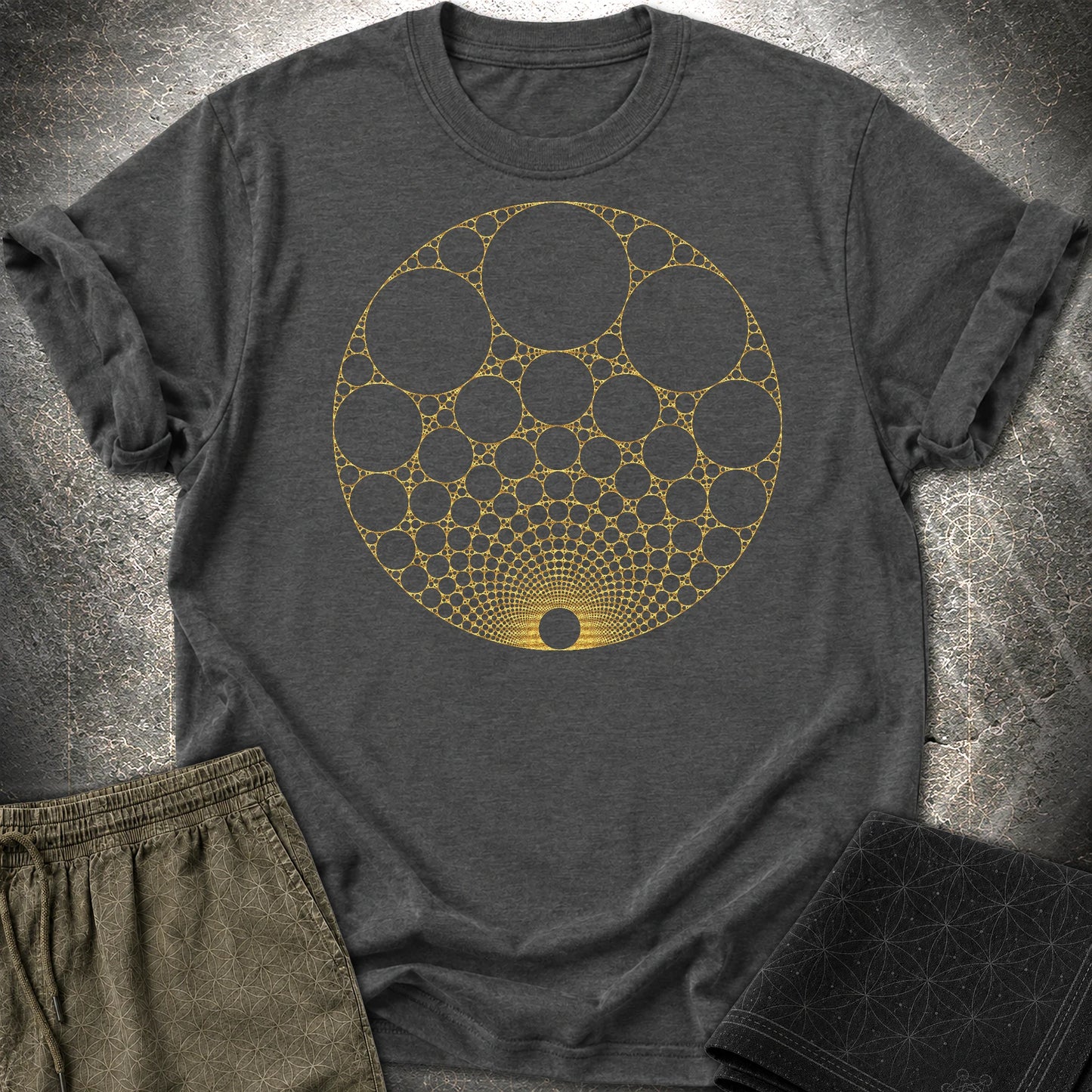 Apollonian Gasket T-Shirt - Apollonian Gasket T-Shirt - Dark Heather Grey