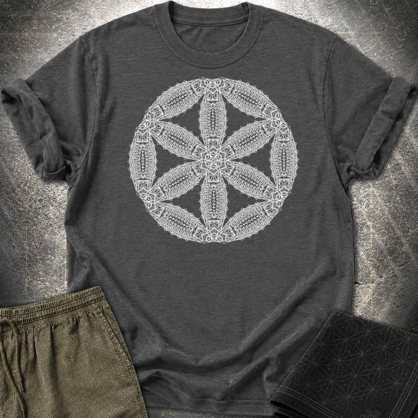 Germ Of Life T-Shirt - Germ Of Life T-Shirt - Dark Heather Grey