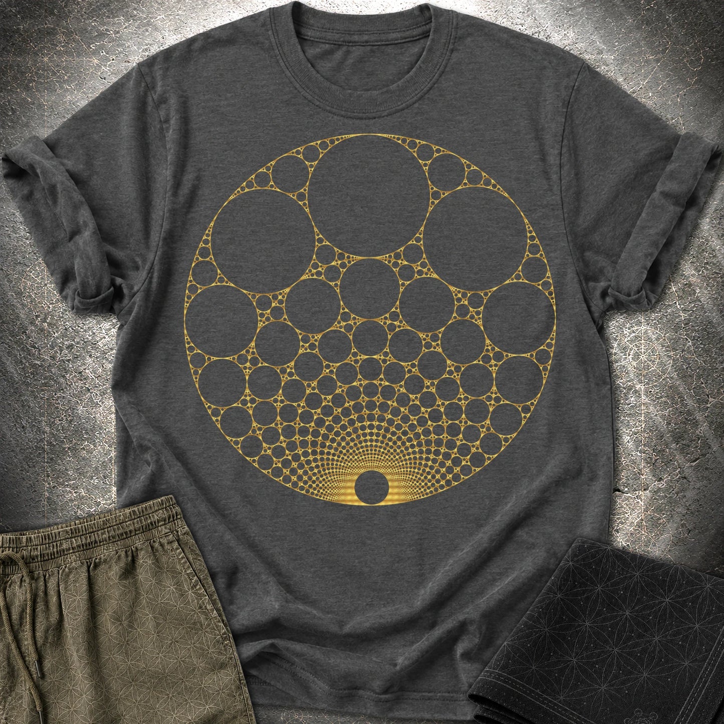 Apollonian Gasket T-Shirt - Apollonian Gasket T-Shirt - Dark Heather Grey