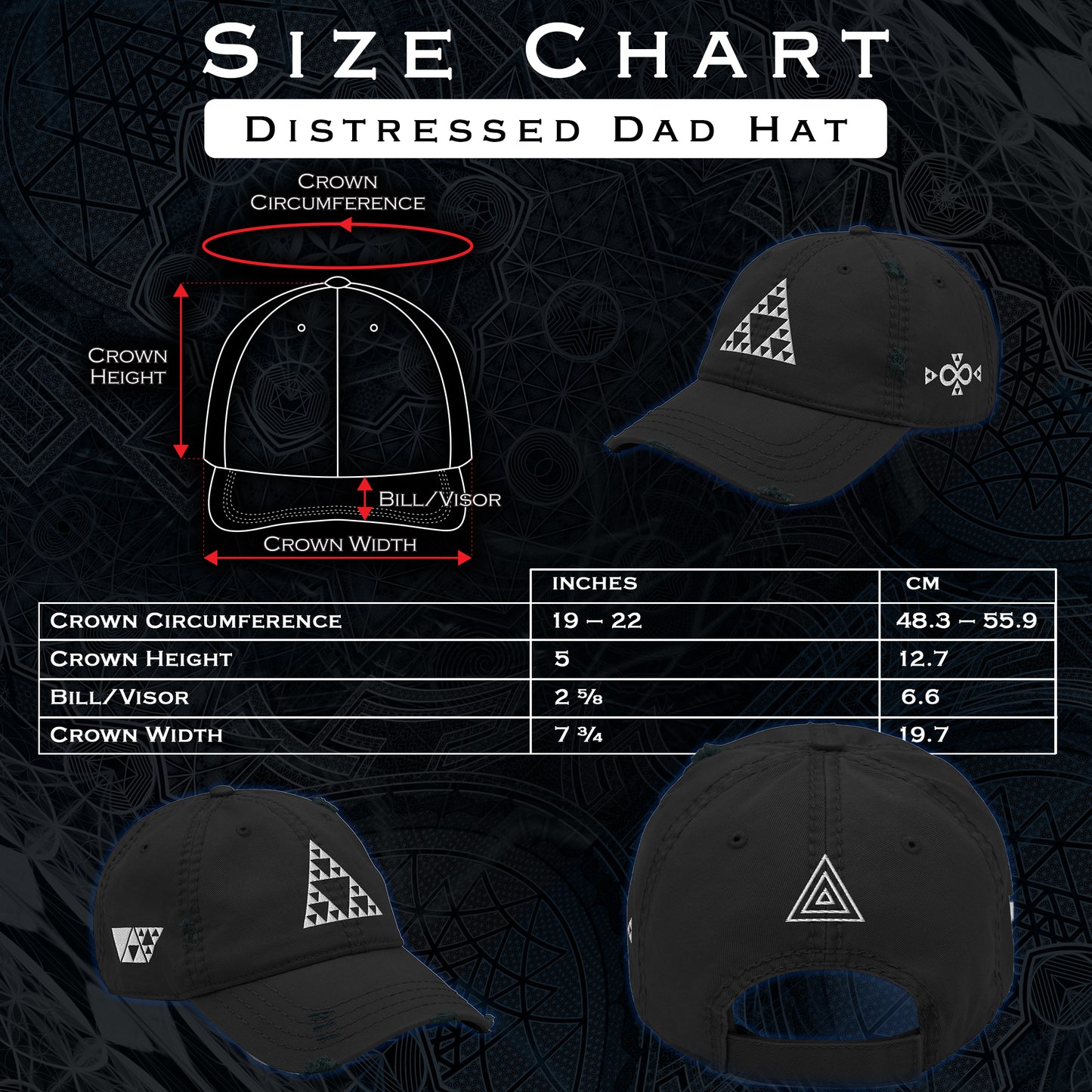 Raising The Awareness Embroidered Distressed Dad Hat