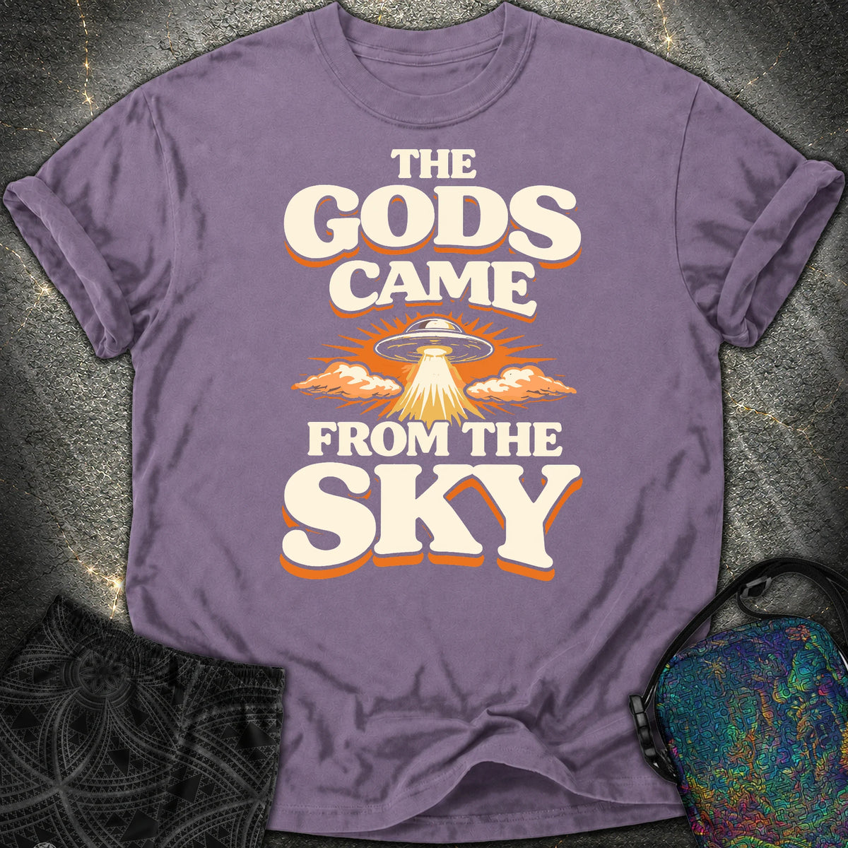 The Gods Came From Sky - The Gods Came From Sky Comfort T-Shirt - Grape