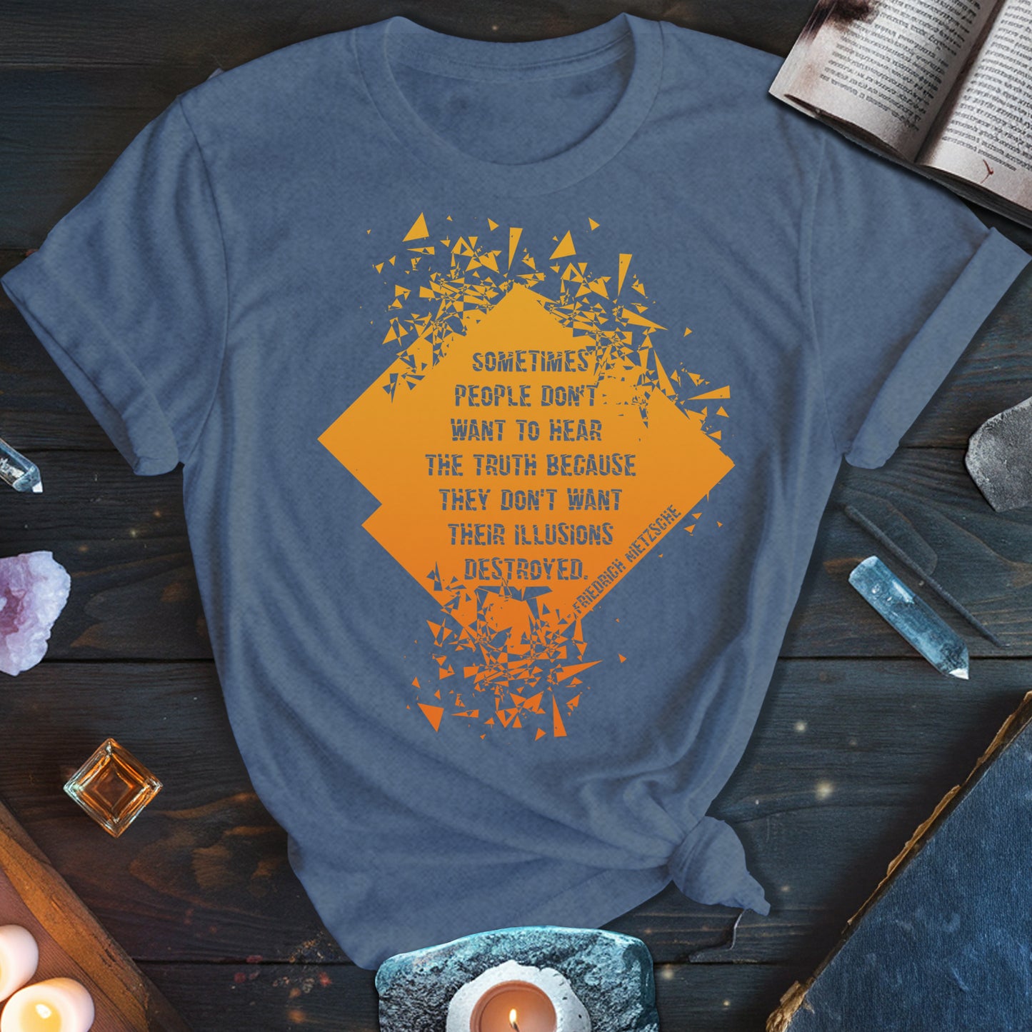Friedrich Nietzsche Illusions Destroyed T-Shirt