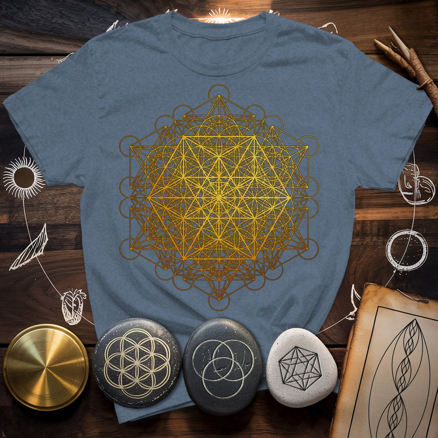 Metatron Vector Equilibrium T-Shirt