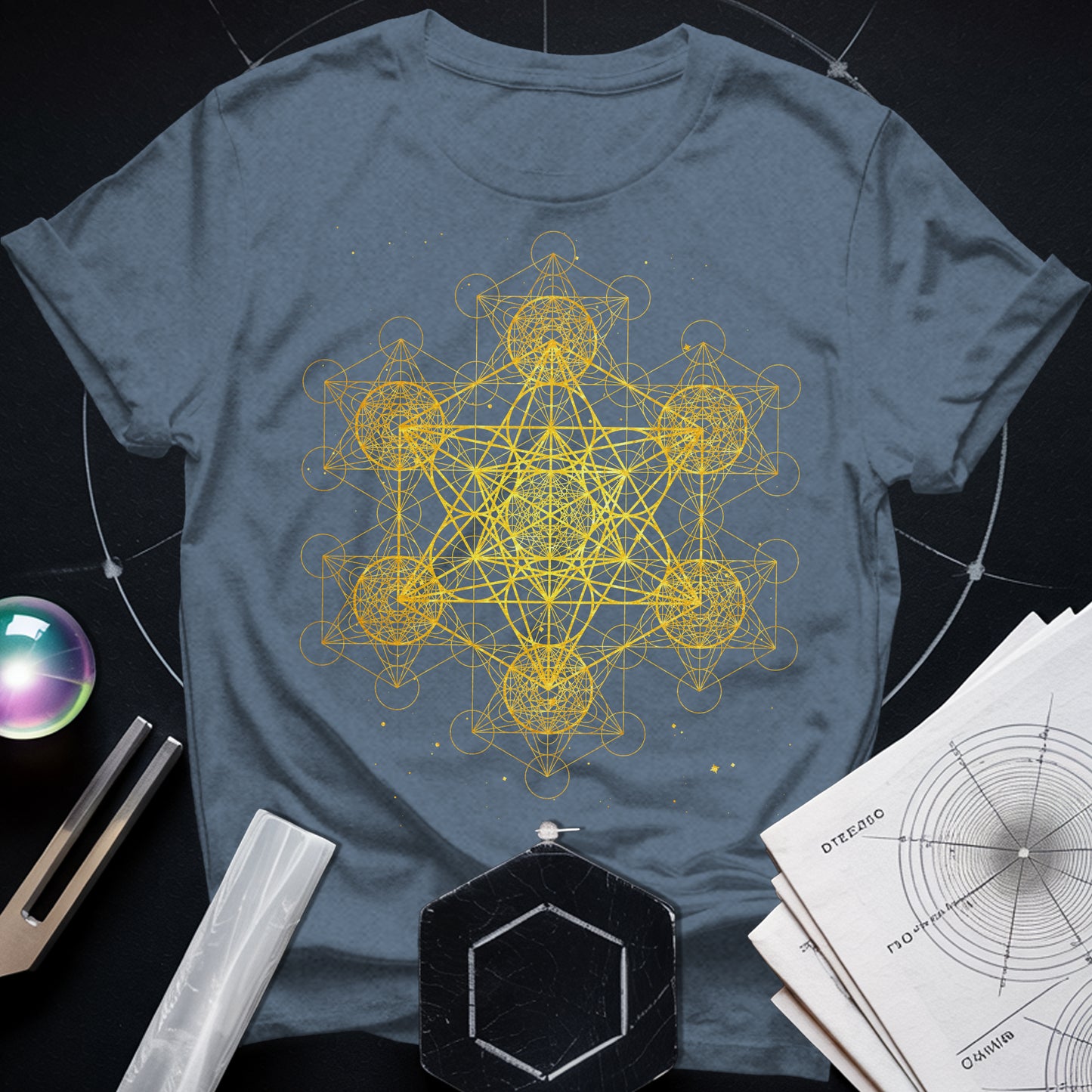 Fractal Metatron's Cube T-Shirt