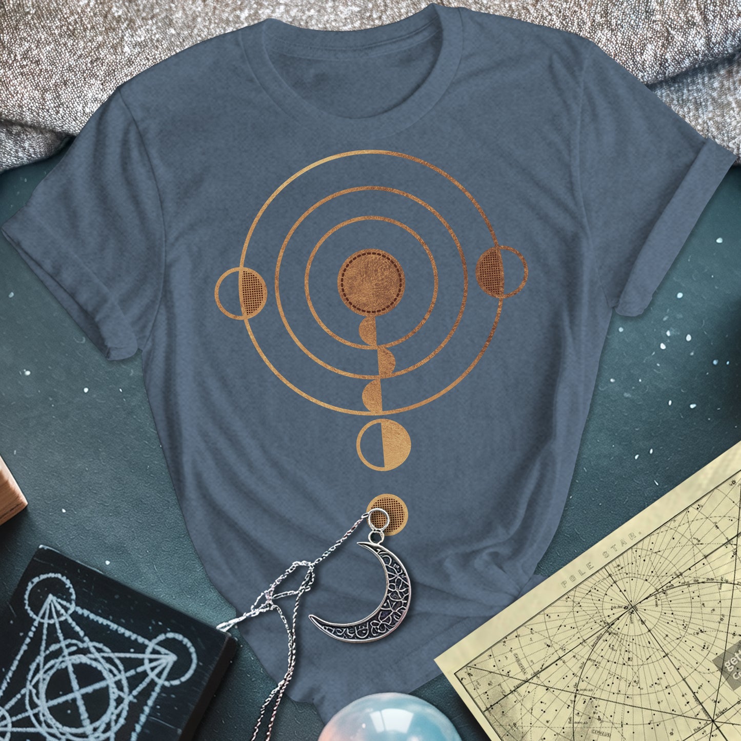 Crop Cirlce Copper T-Shirt