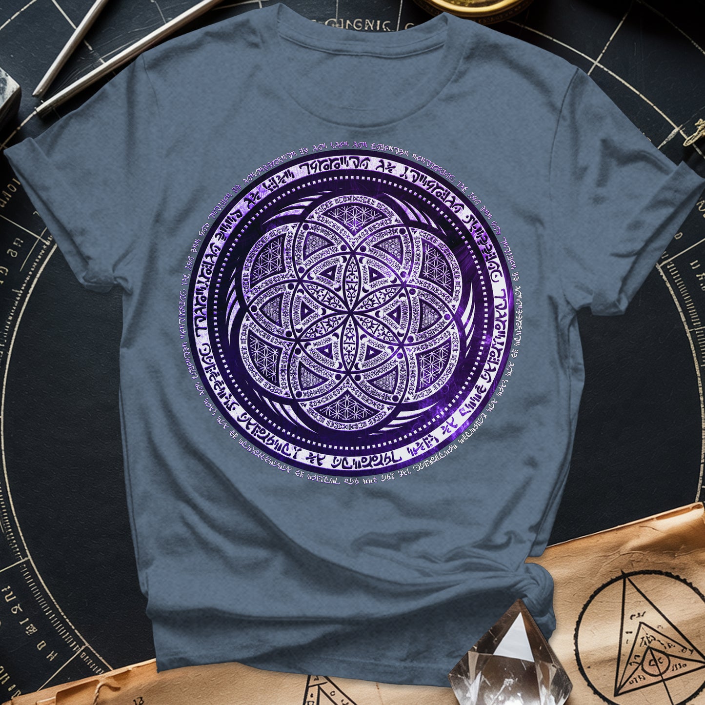 Seed Of Life Tribal Sacred Geometry T-Shirt