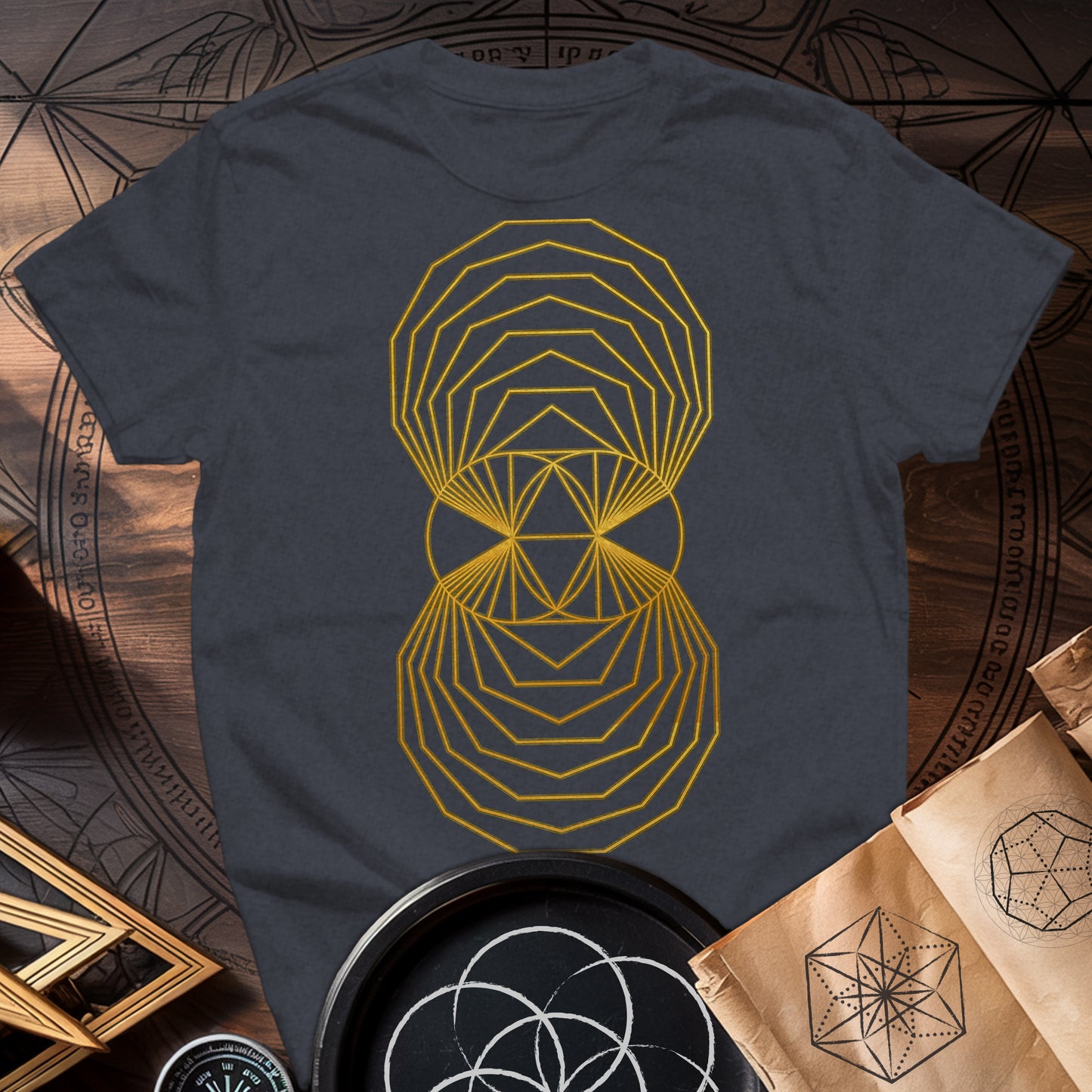 Regular Polygons Vesica Picsis T-Shirt