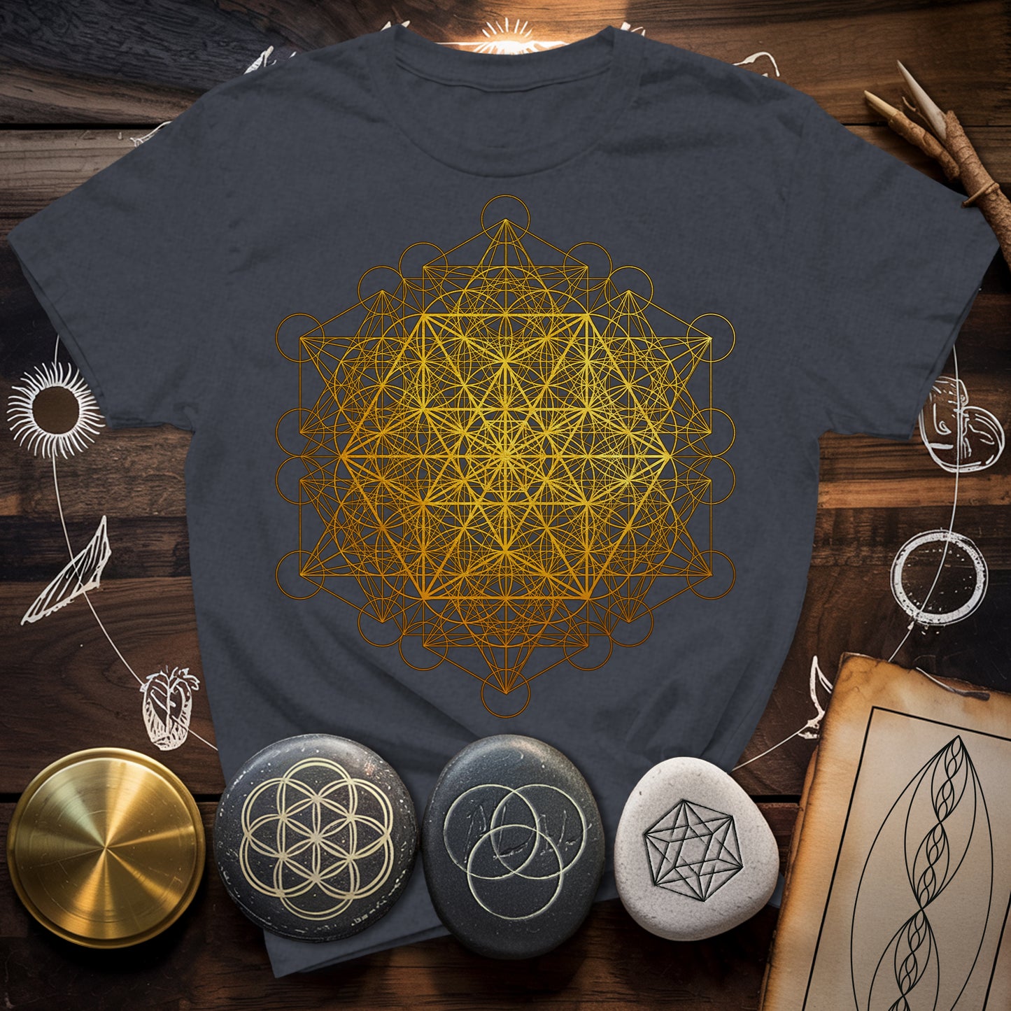Metatron Vector Equilibrium T-Shirt