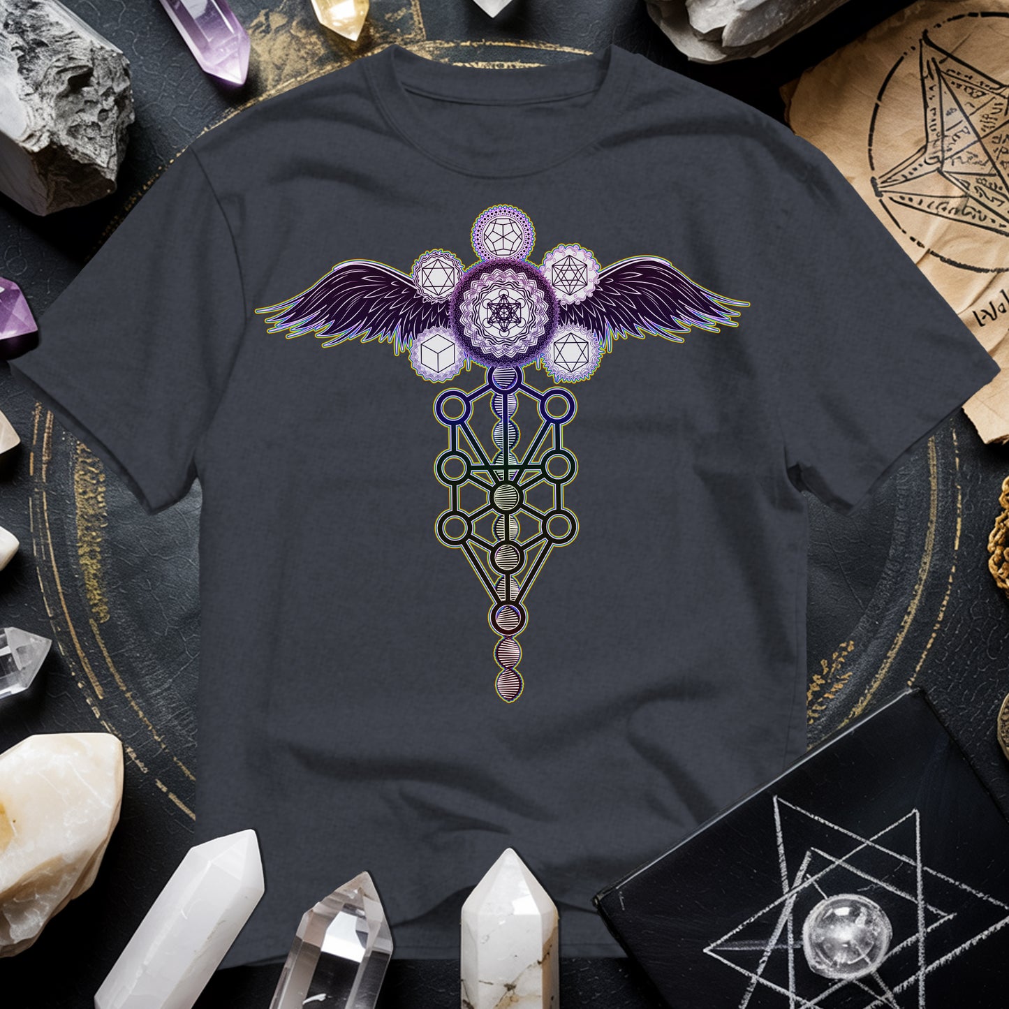 Winged Metatron's Cube T-Shirt