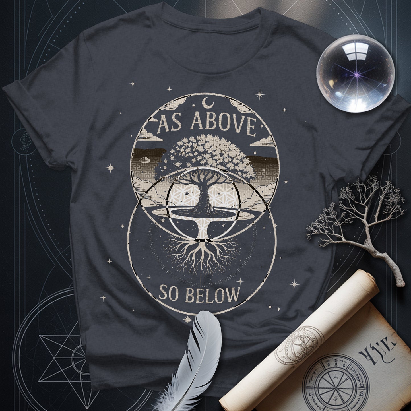 As Above So Below Vesica T-Shirt