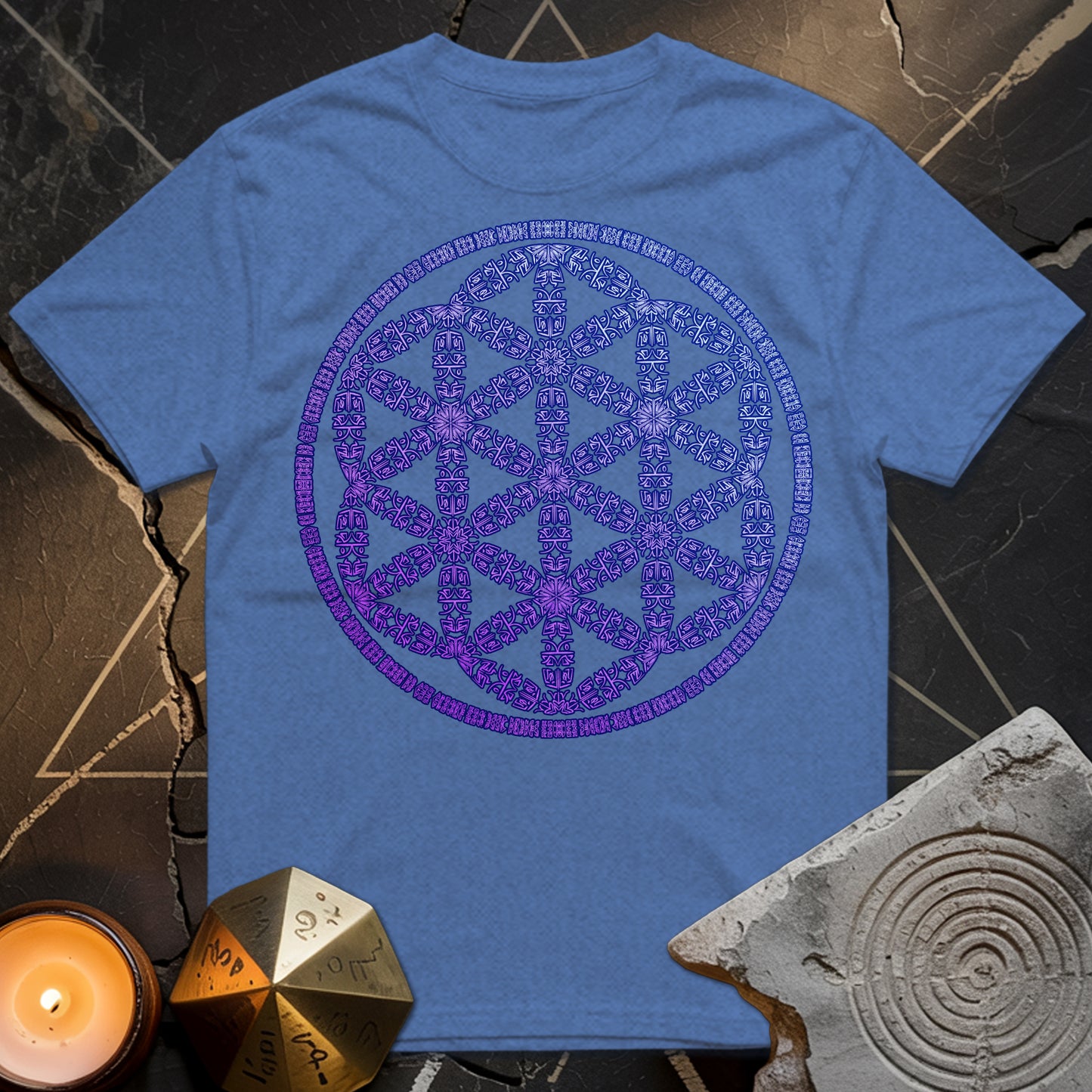 Seed Of Life Purple T-Shirt