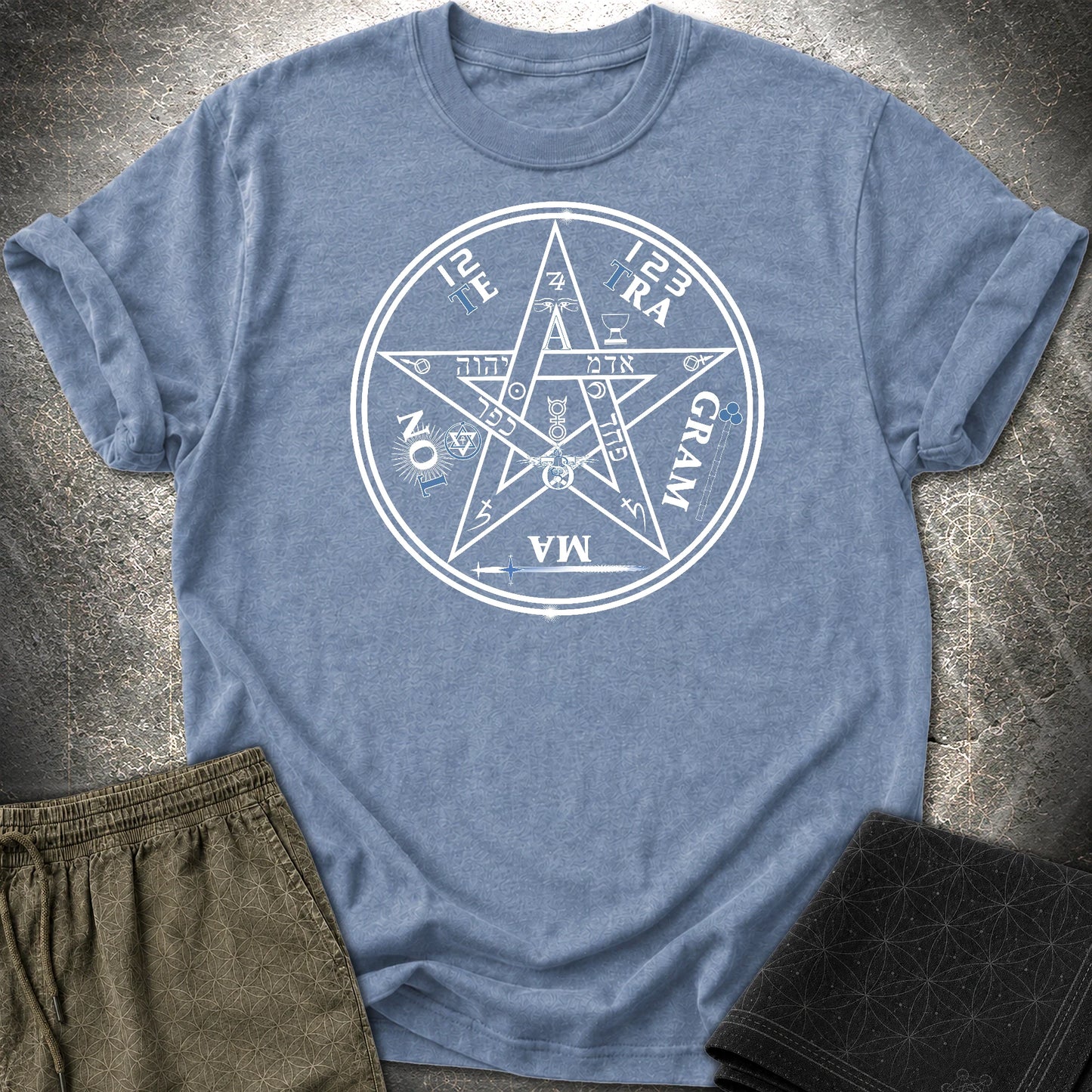 Tetragrammaton T-Shirt - Tetragrammaton T-Shirt - Heather Indigo