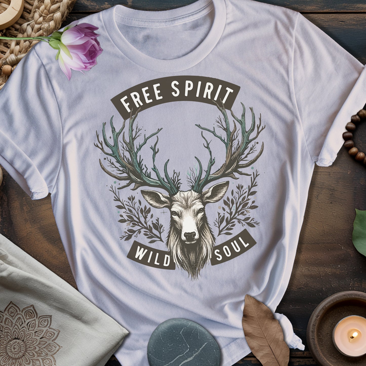 Free Spirit Wild Soul Deer T-Shirt