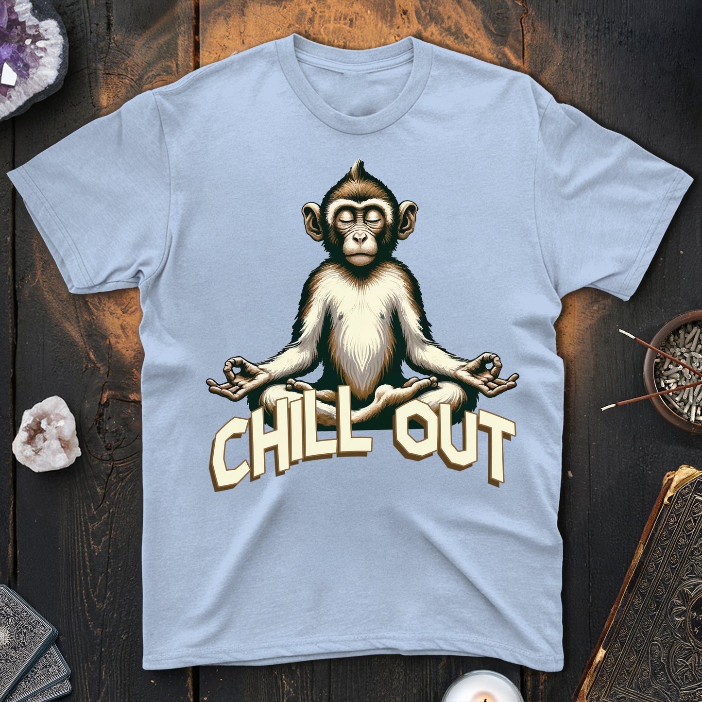 Chill Out Meditating Monkey T-Shirt