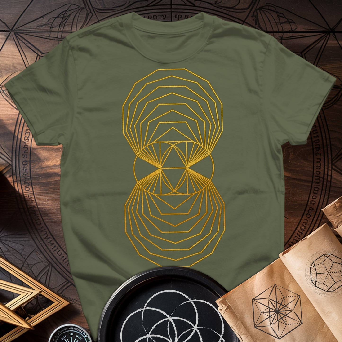 Regular Polygons Vesica Picsis T-Shirt