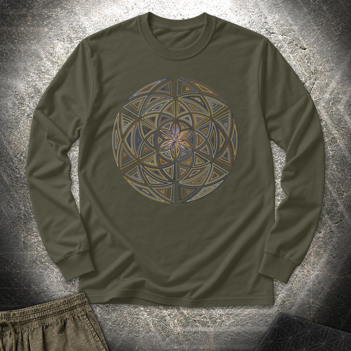 Seed Expansion Long Sleeve Shirt - Seed Expansion Long Sleeve Shirt - Military Green