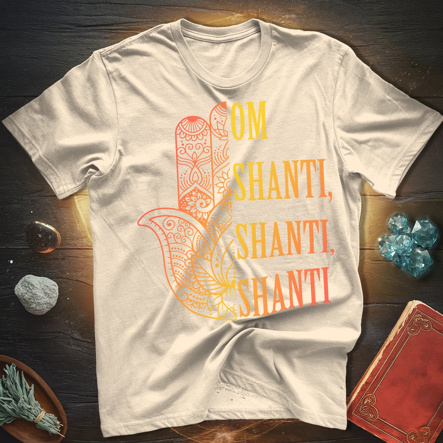Hamsa Om Shanti T-Shirt