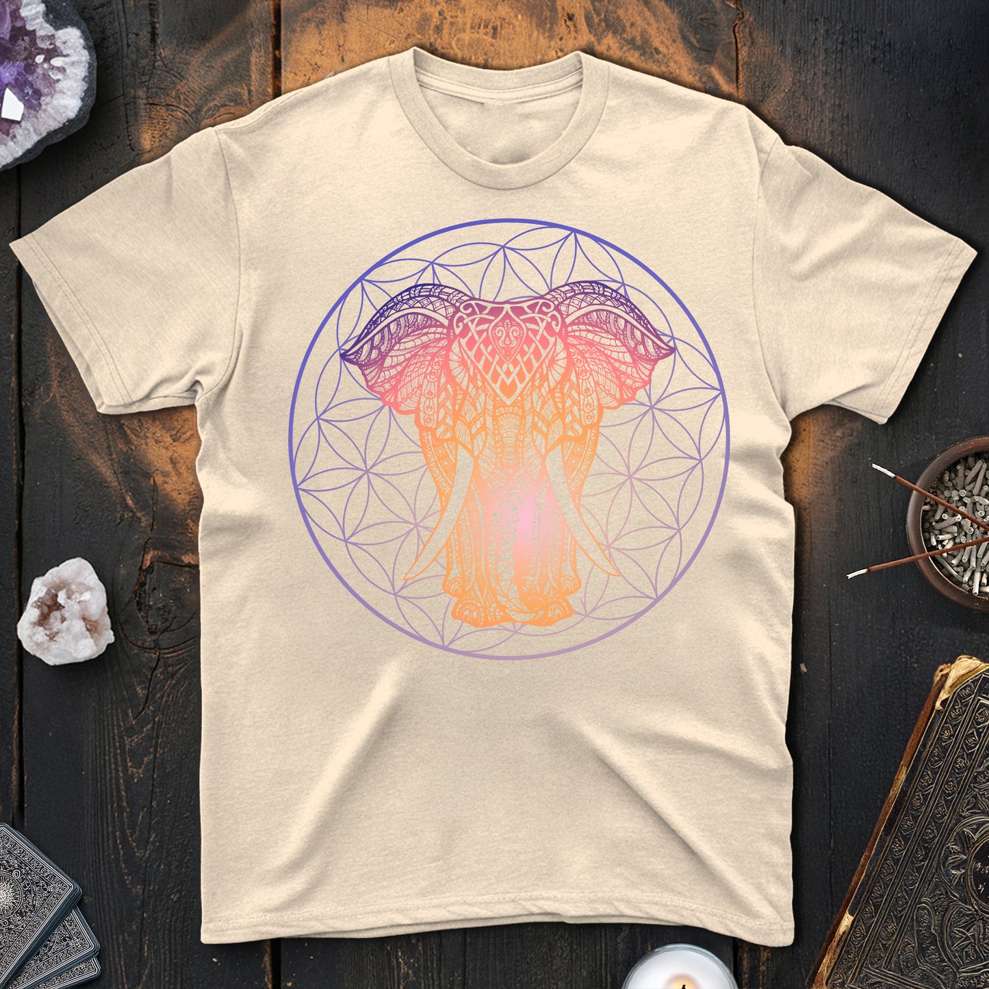 Ganesha Flower Of Life T-Shirt
