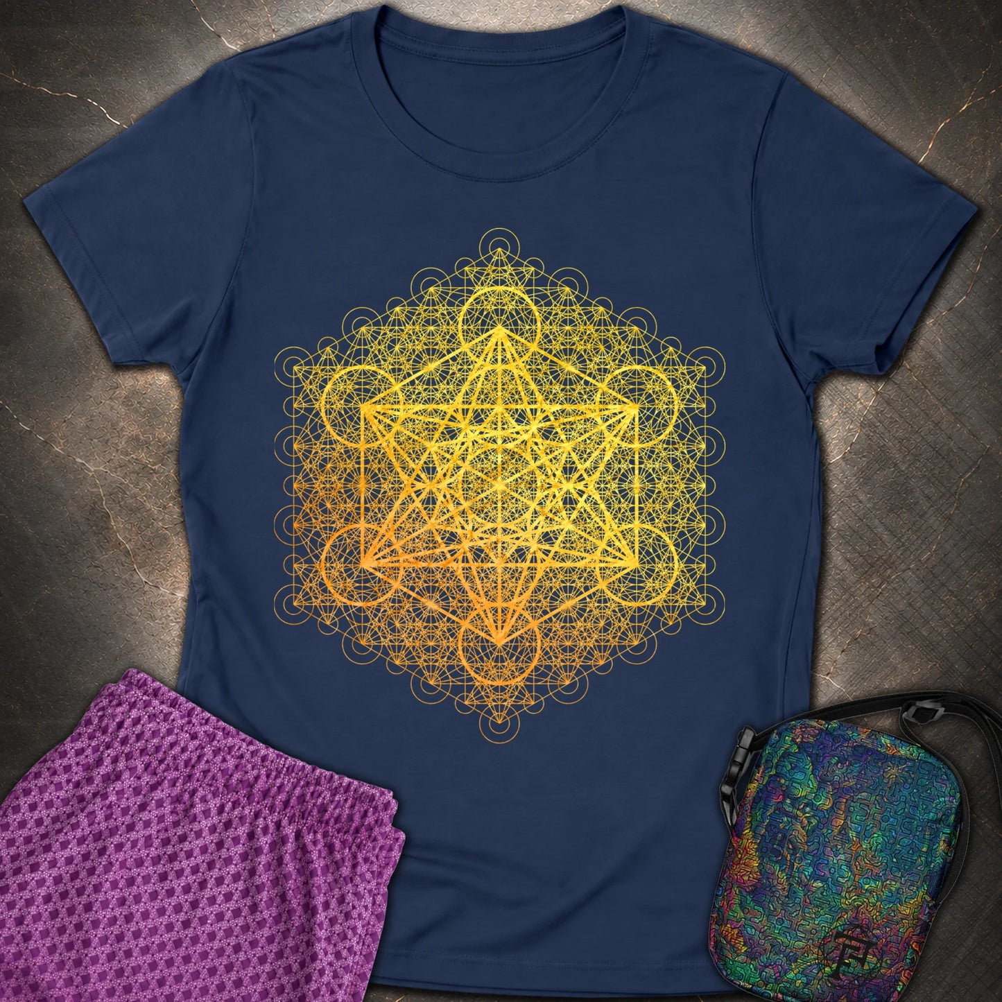 Metatron's Transcendence - Metatron's Transcendence Womens T-Shirt - Navy