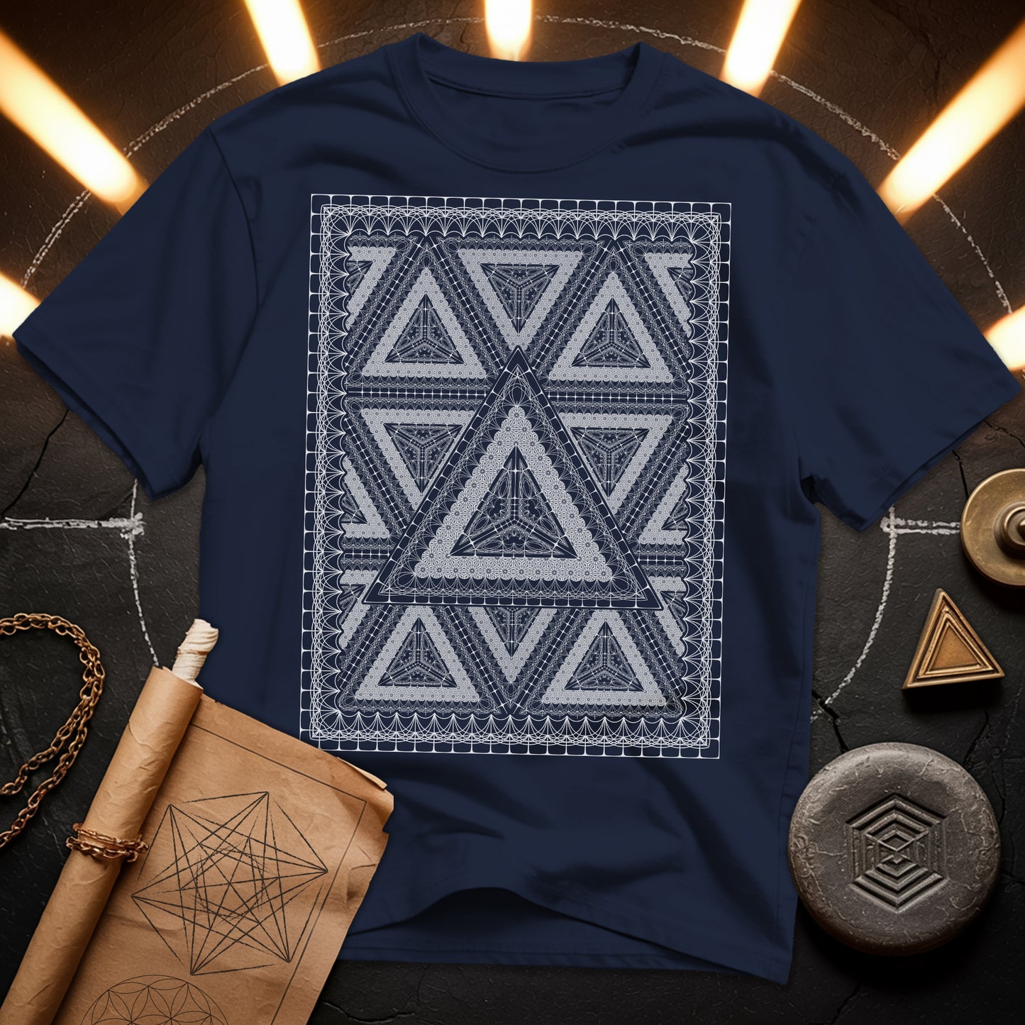 Framed Tetrahedron T-Shirt