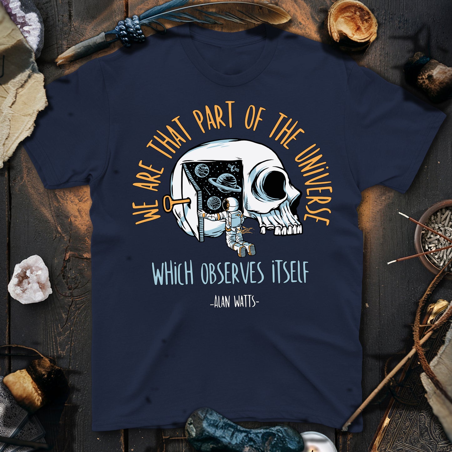 Alan Watts Part Of Universe T-Shirt