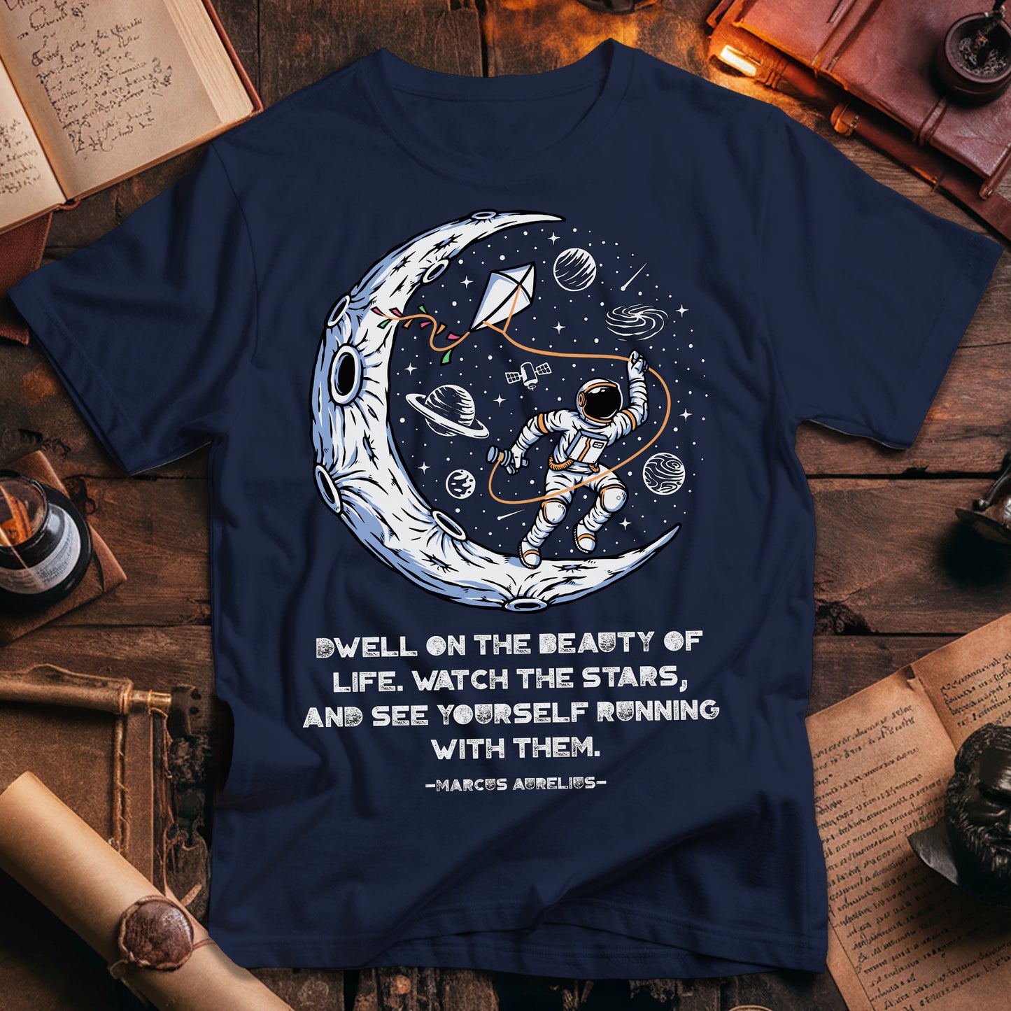 Marcus Aurelius Stars T-Shirt