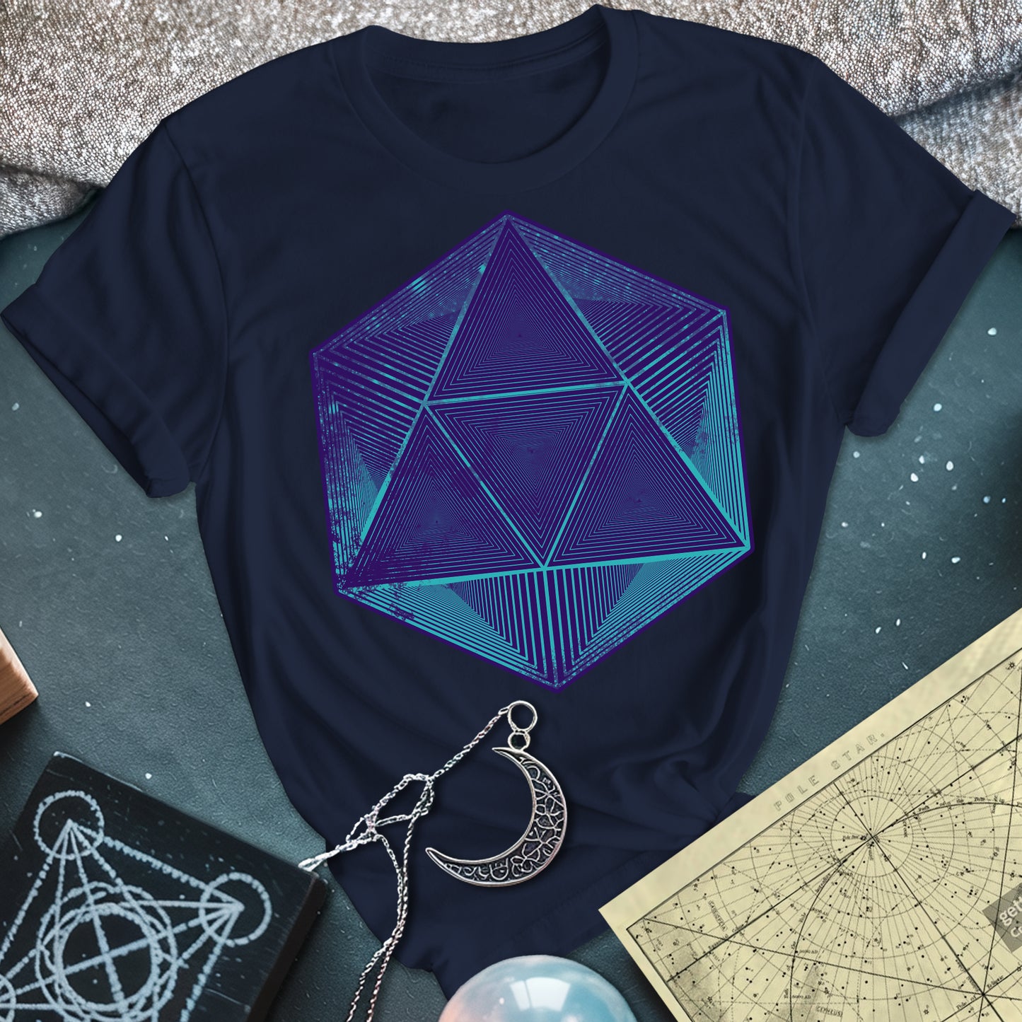 Space Octahedron T-Shirt
