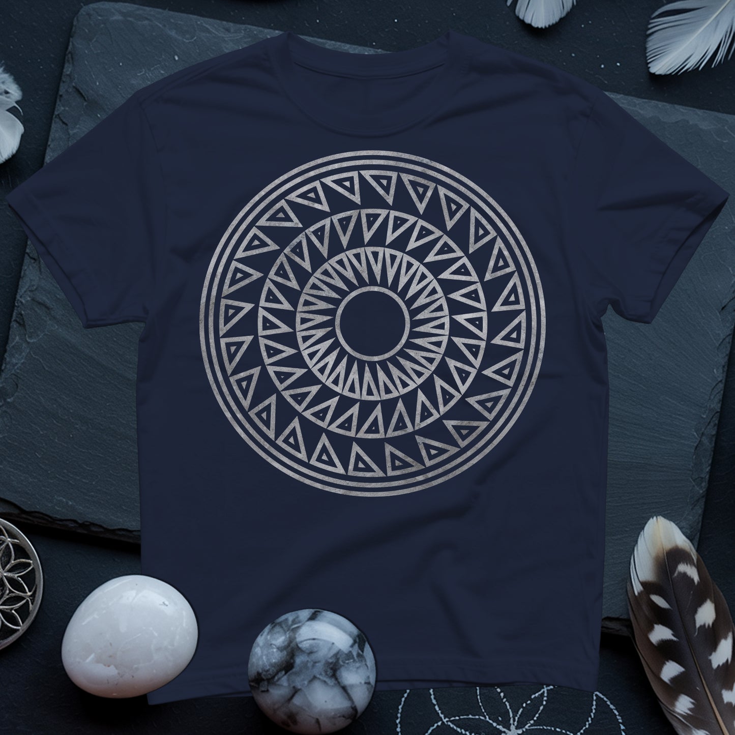 Crop Circle Silver T-Shirt